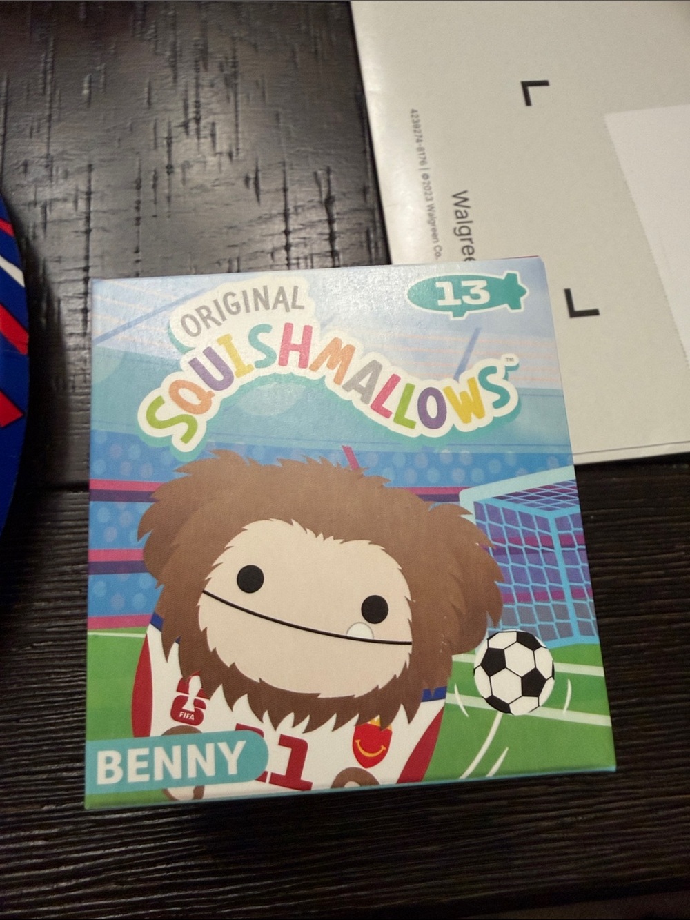 Squishmallows Benny Plush Boxed - Brown, White, Green, Blue